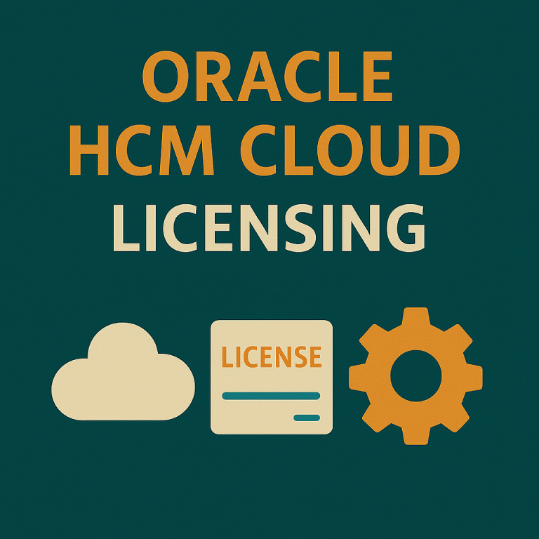 Oracle HCM Cloud Licensing Overview