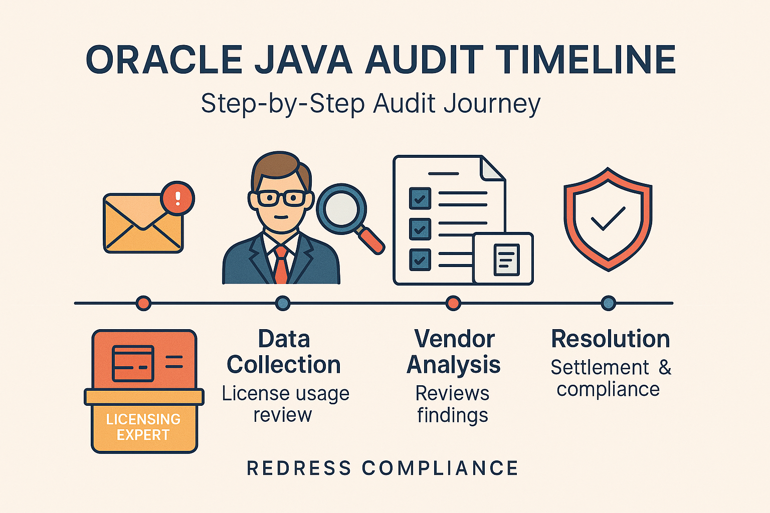 Oracle Java Audit Timeline