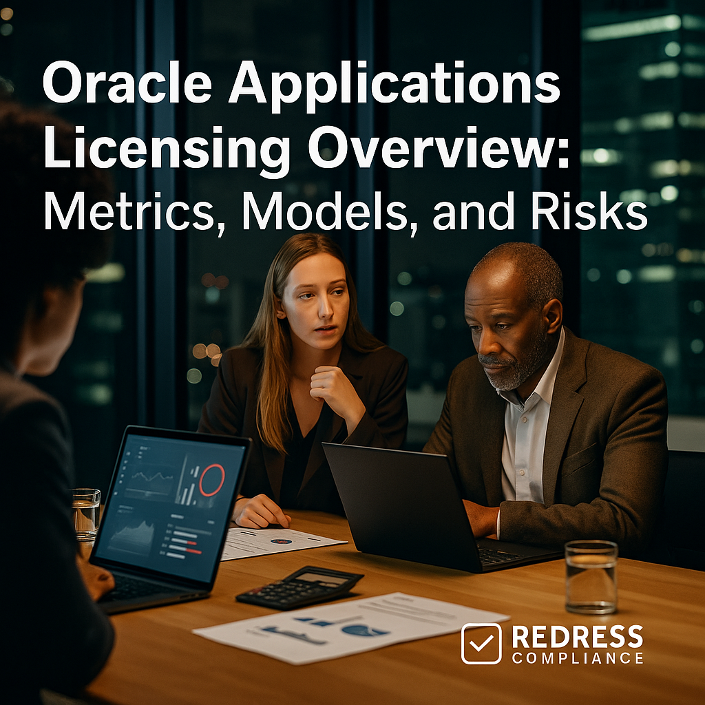 Oracle Applications Licensing Overview Metrics, Models, and Risks