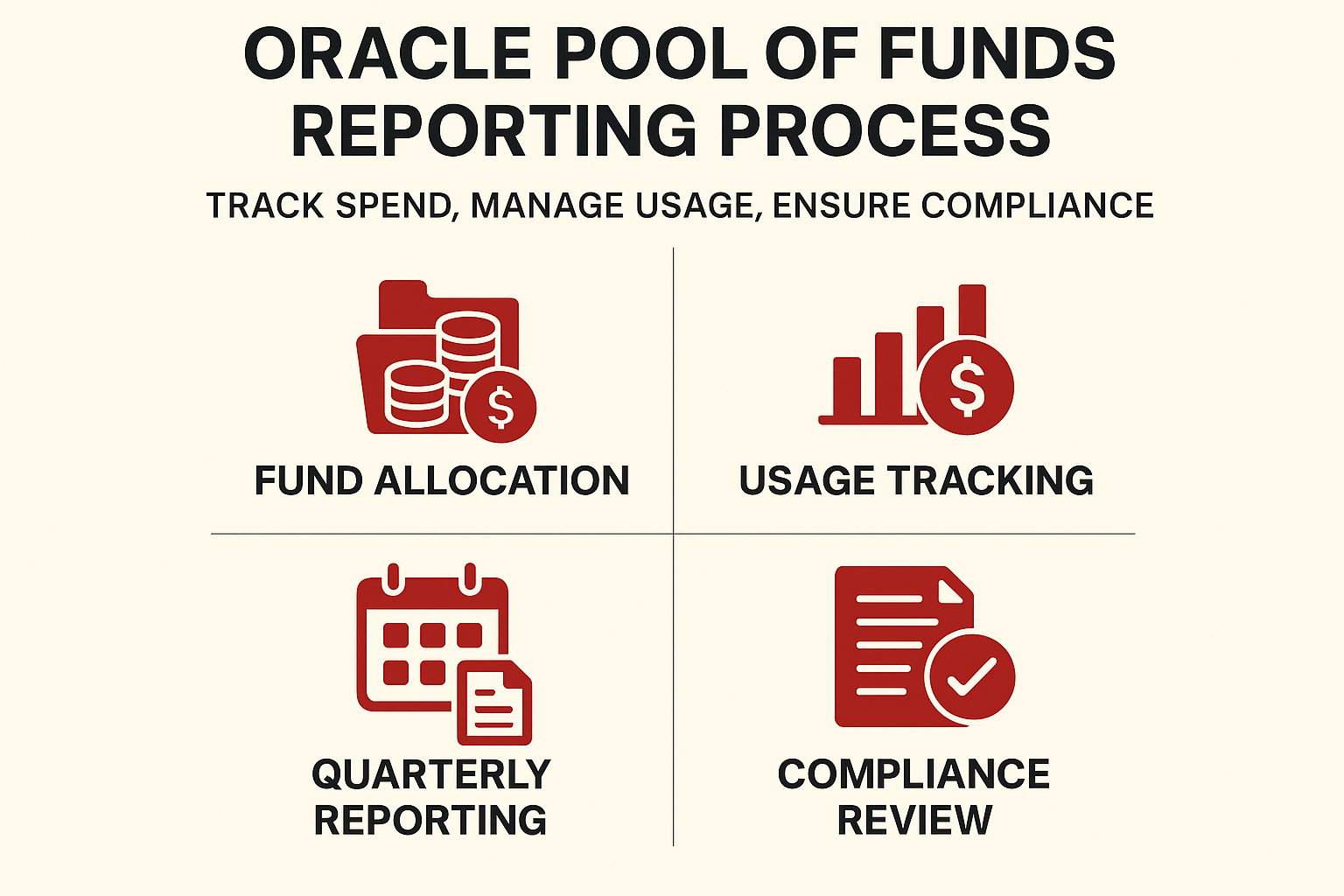 Oracle Pool of Funds Reporting Process