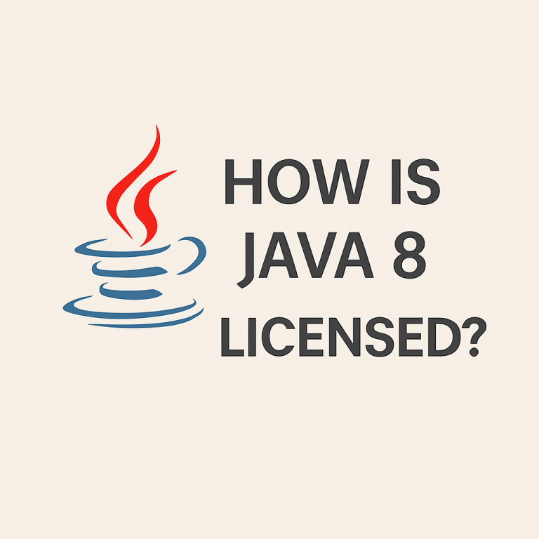 How Is Oracle Java 8 Licensed?