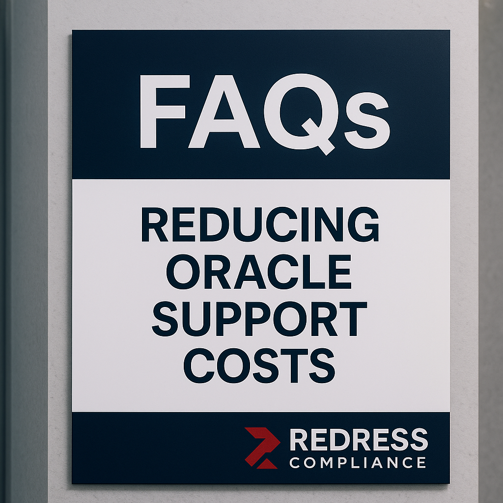 FAQs Reducing Oracle Support Costs