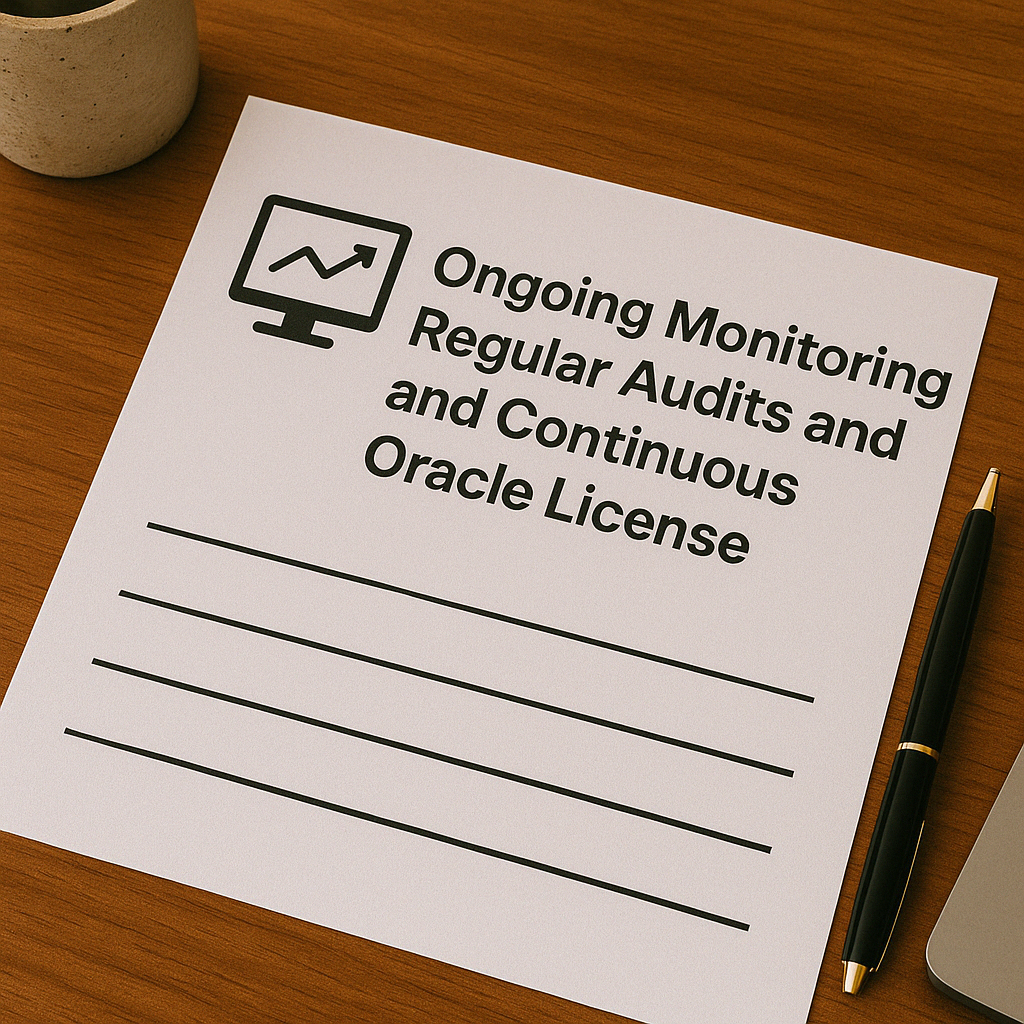Ongoing Monitoring Regular Audits and Continuous Oracle License Compliance