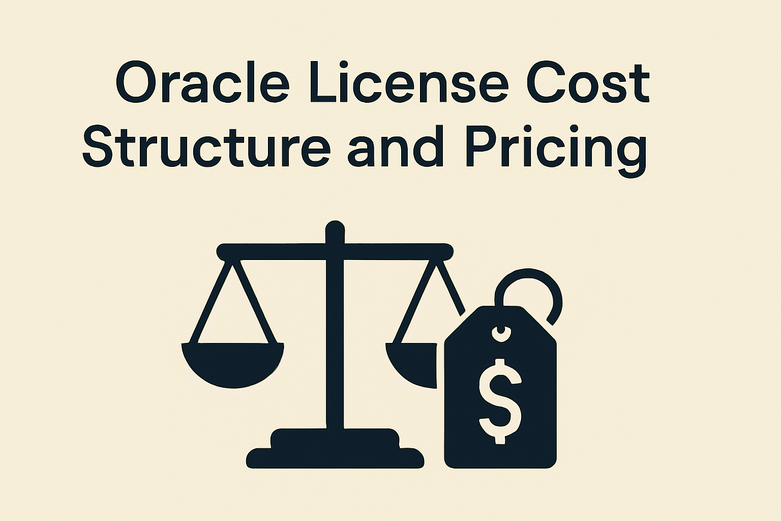 Oracle License Cost Structure and Pricing