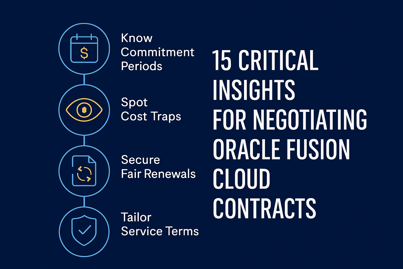 15 Critical Insights for Negotiating Oracle Fusion Cloud Contracts