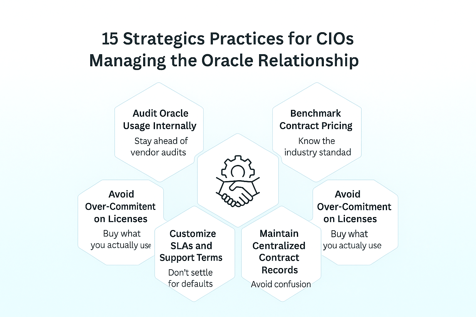 15 Strategic Practices for CIOs Managing the Oracle Relationship