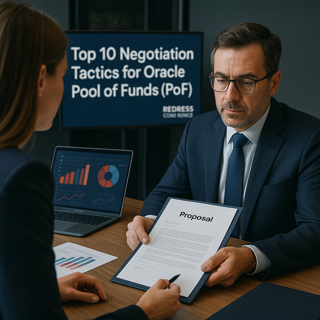 Negotiation Tactics for Oracle Pool of Funds