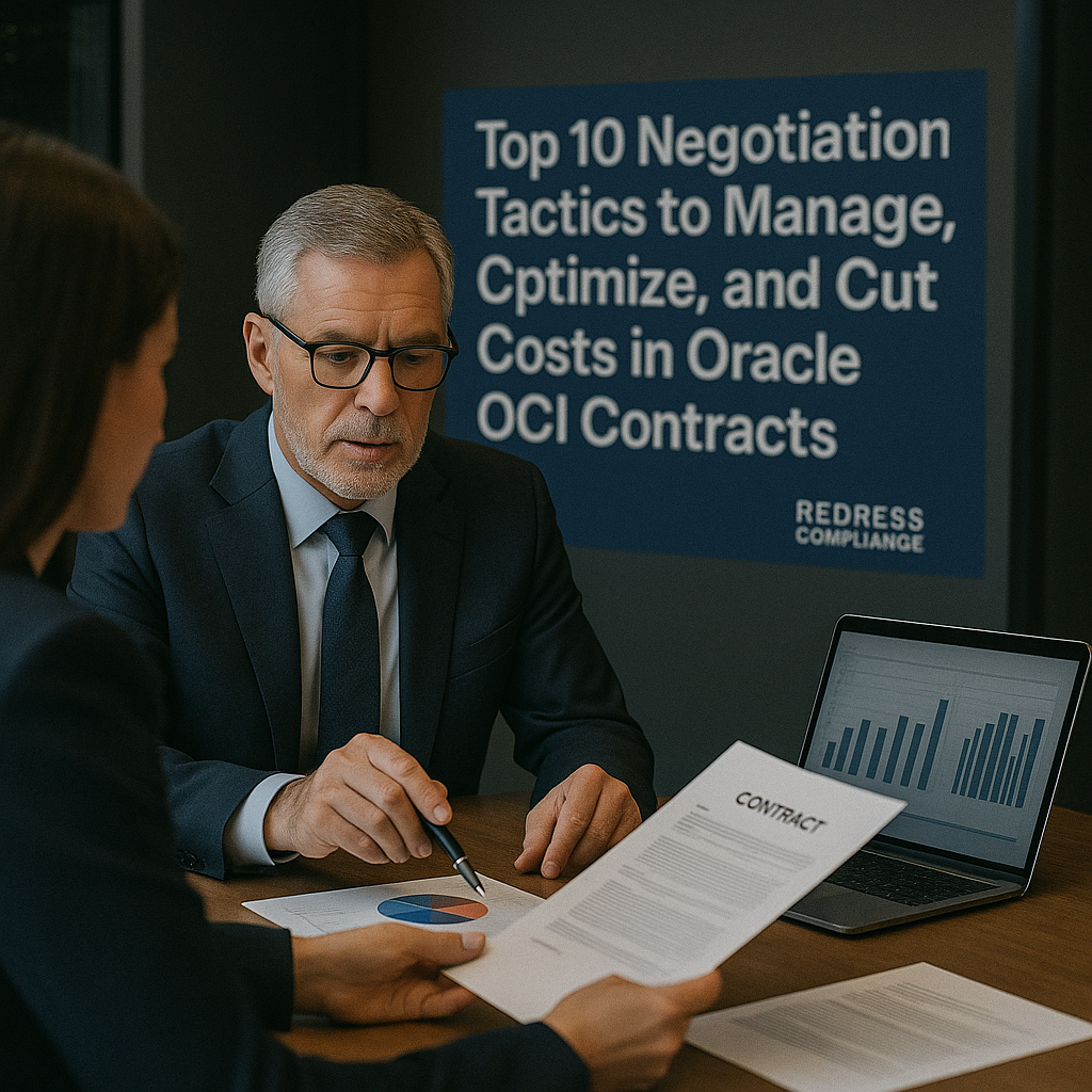 Negotiation Tactics to Manage, Optimize, and Cut Costs in Oracle OCI Contracts