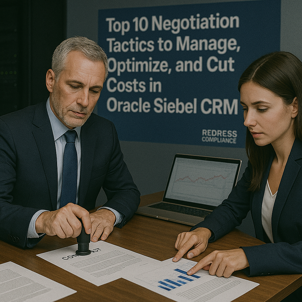 Negotiation Tactics to Manage, Optimize, and Cut Costs in Oracle Siebel CRM