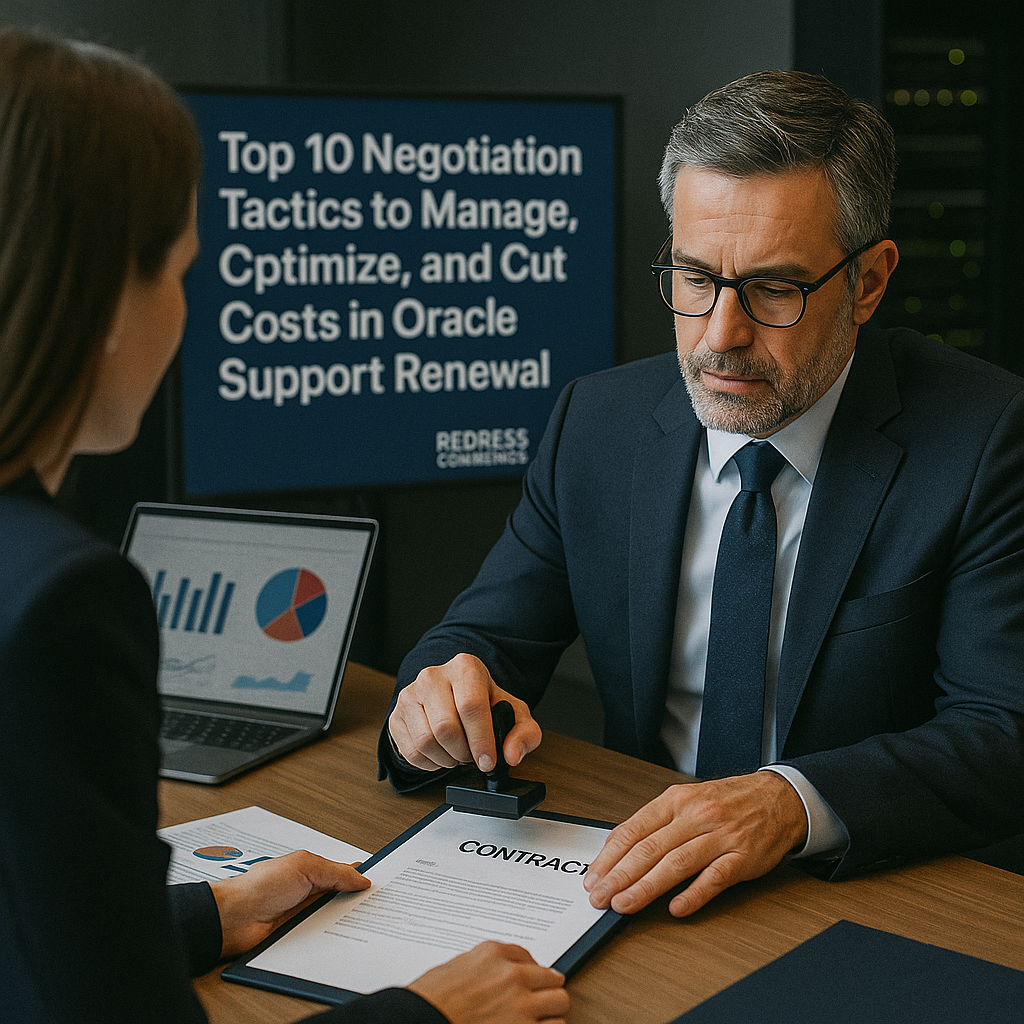 Negotiation Tactics to Manage, Optimize, and Cut Costs in Oracle Support Renewal