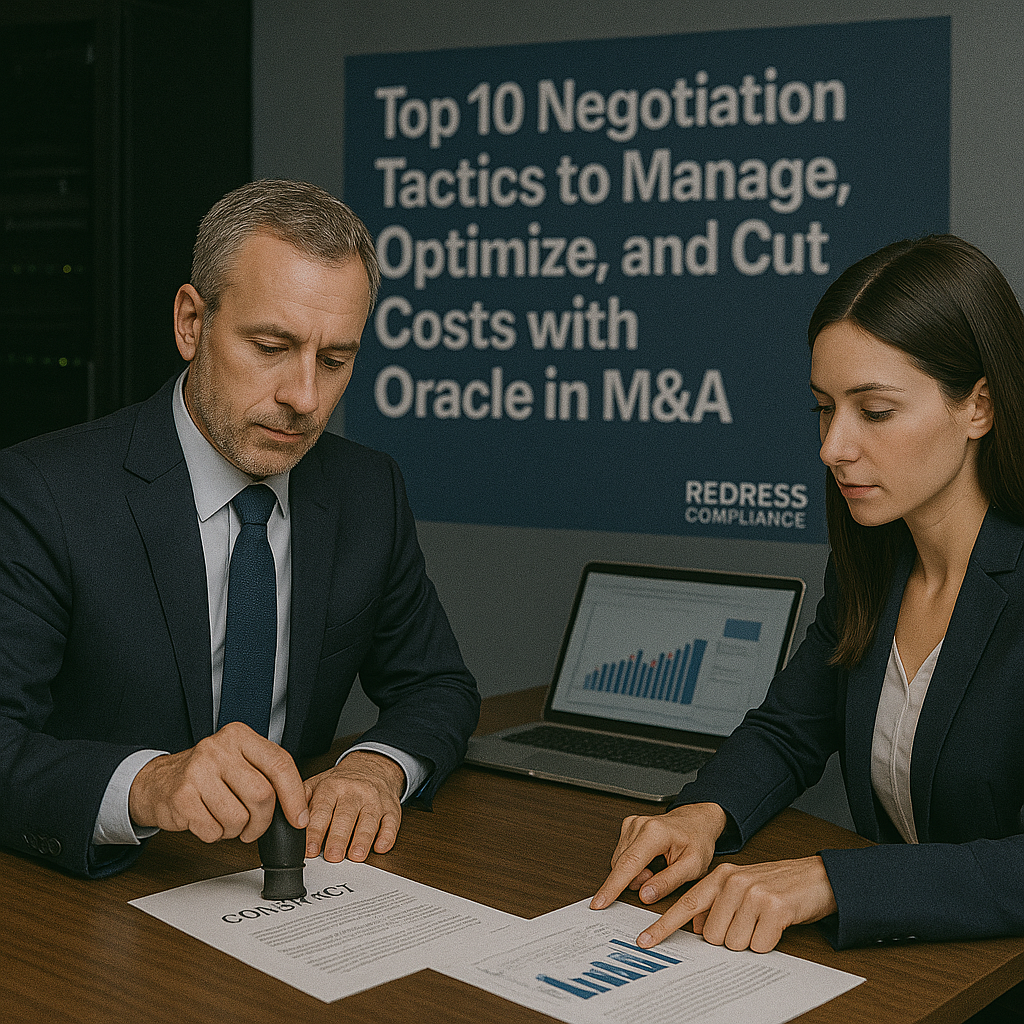 Negotiation Tactics to Manage Optimize and Cut Costs with Oracle in MA - Oracle Licensing Experts Negotiation Tactics to Manage, Optimize, and Cut Costs with Oracle in M&A