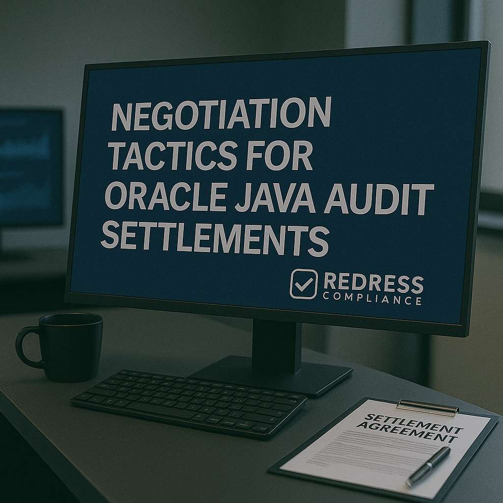 Negotiation Tactics for Oracle Java Audit