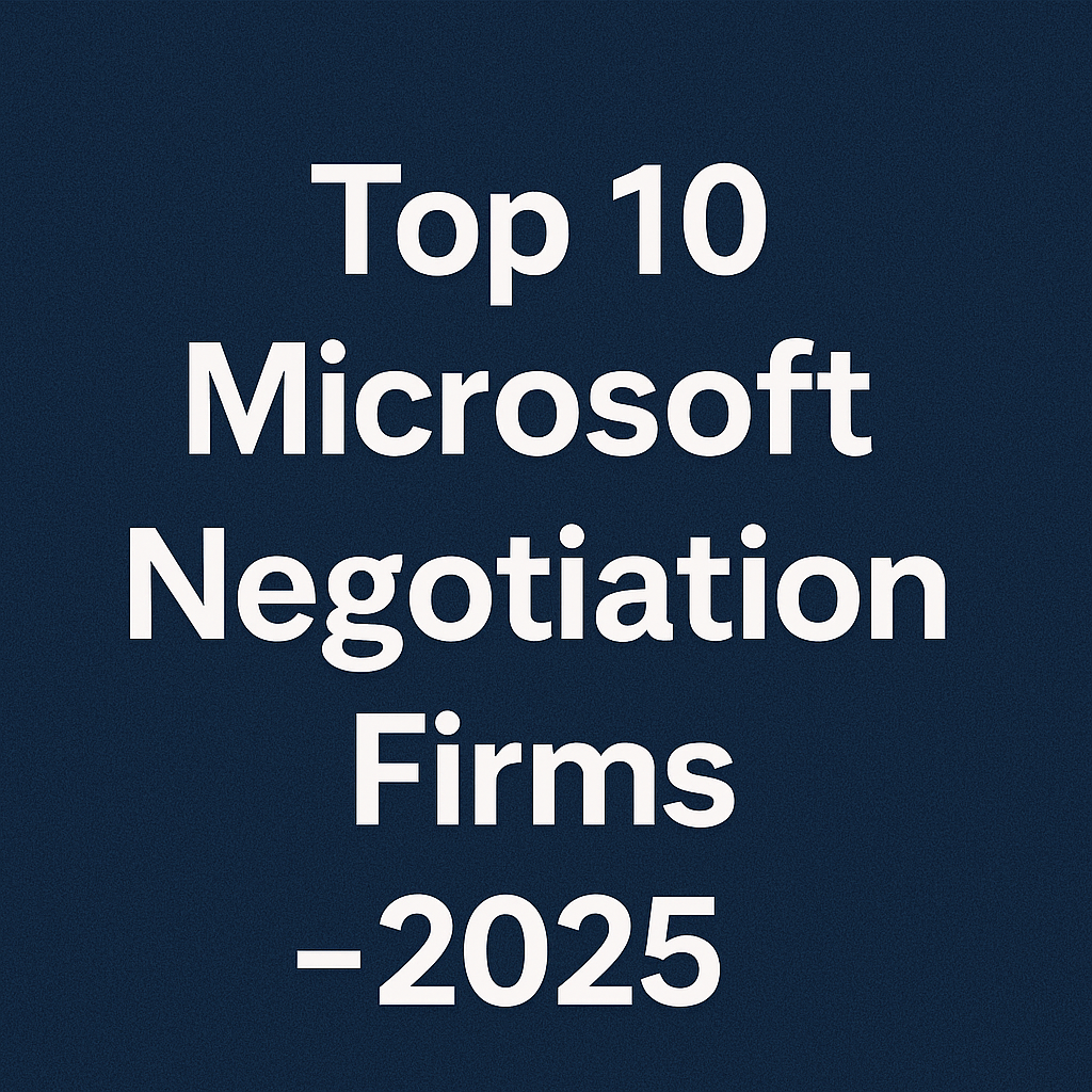 Top 10 Microsoft Negotiation Firms – 2025